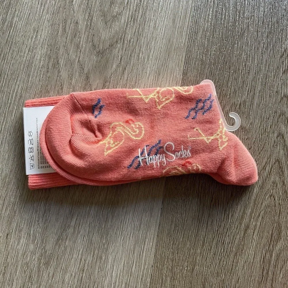 Happy Socks Crew Womens 5.5-9.5 Flamingo Mens 4.5-7.5 Funky Socks NWT